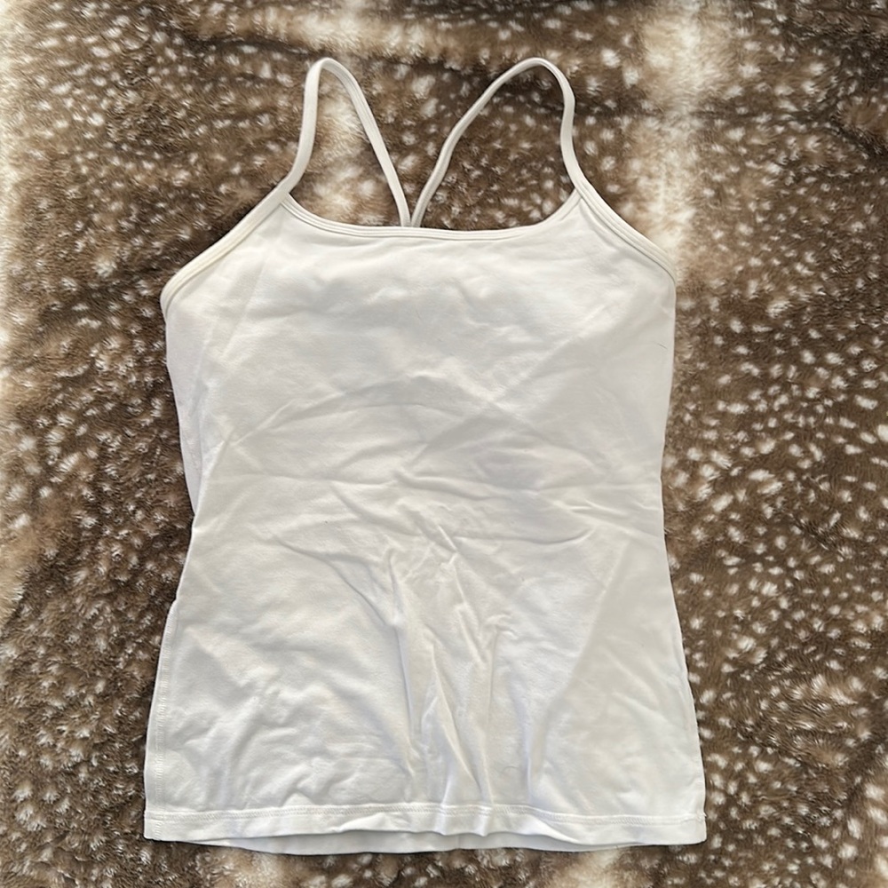 White lululemon top